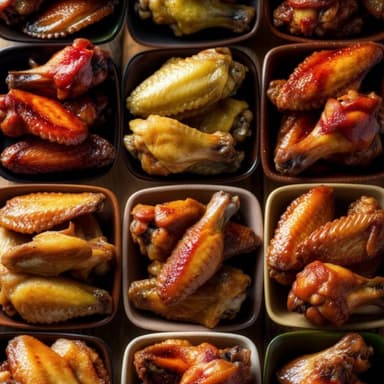 30 Alitas de Cualquier Sabor + Papas Grandes.