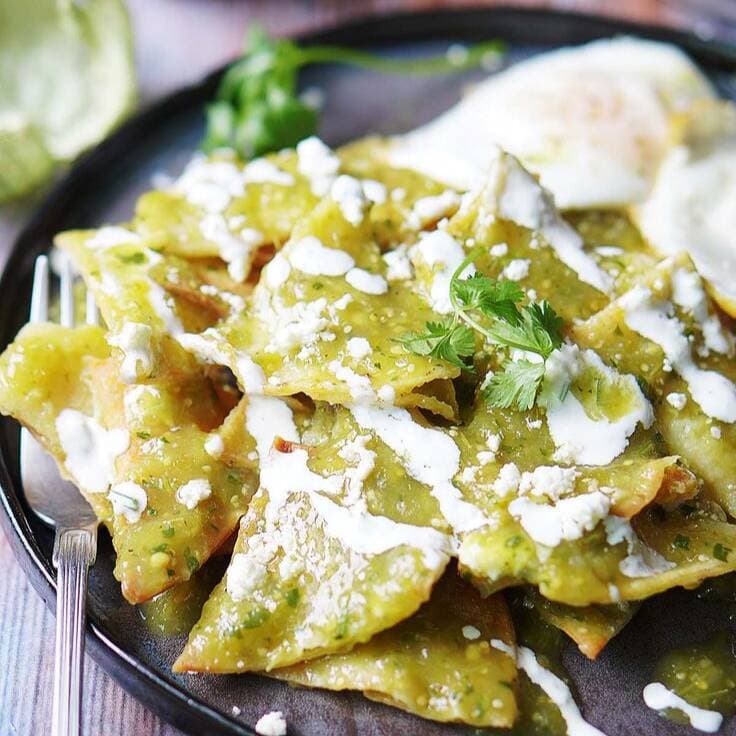 Chilaquiles con Pollo