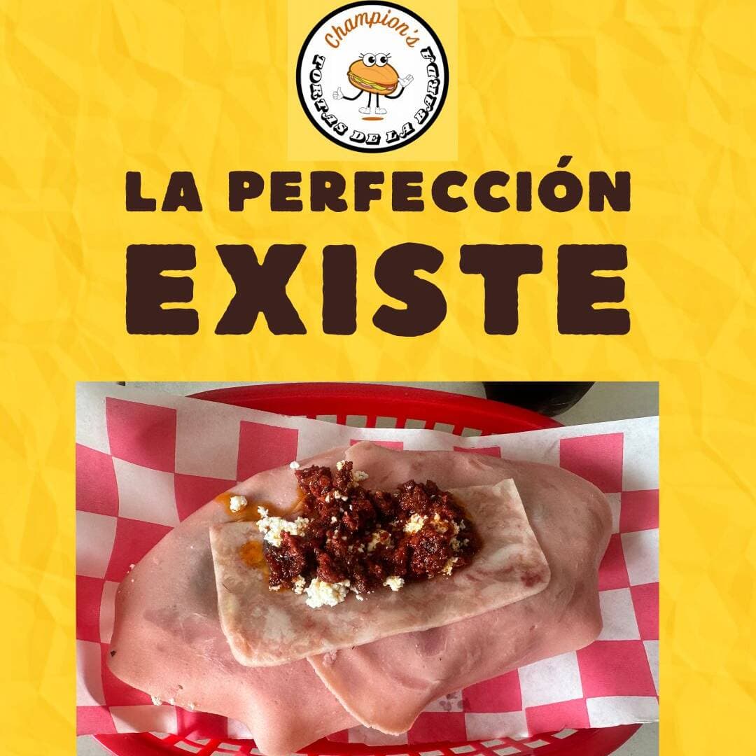 Combo 1 Torta de la Barda Con Agua Fresca