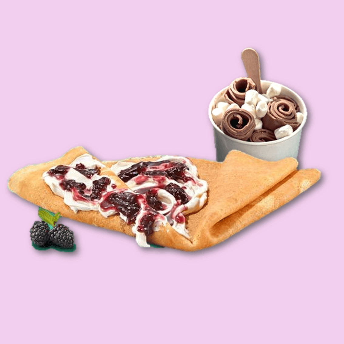 Combo Crepa DULCE + Helado