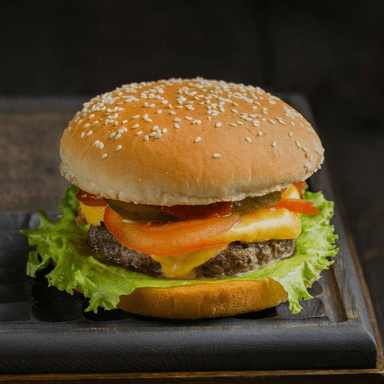 Hamburguesa Tradicional con Queso Mozzarella