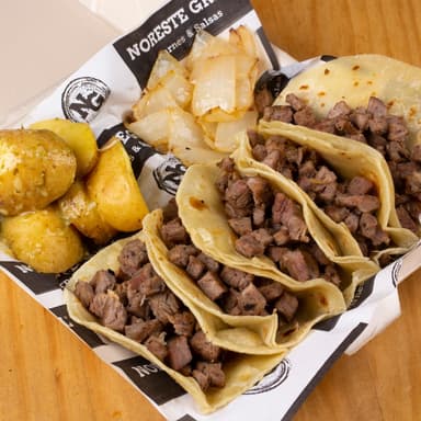 5 Tacos Sirloin.