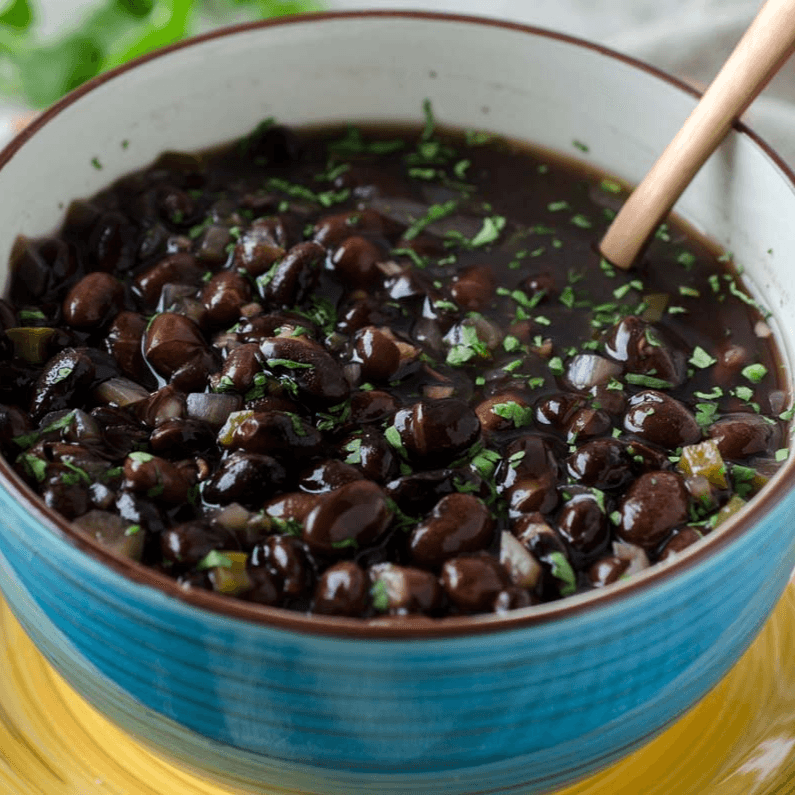 Frijoles negros de la olla 1 lt