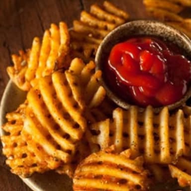Papas crisscut