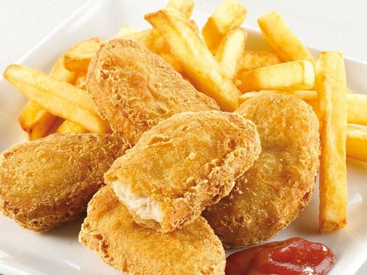 MENÚ INFANTIL DE NUGGETS