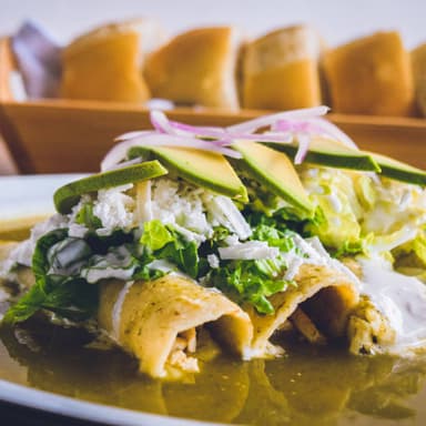 Enchiladas Verdes
