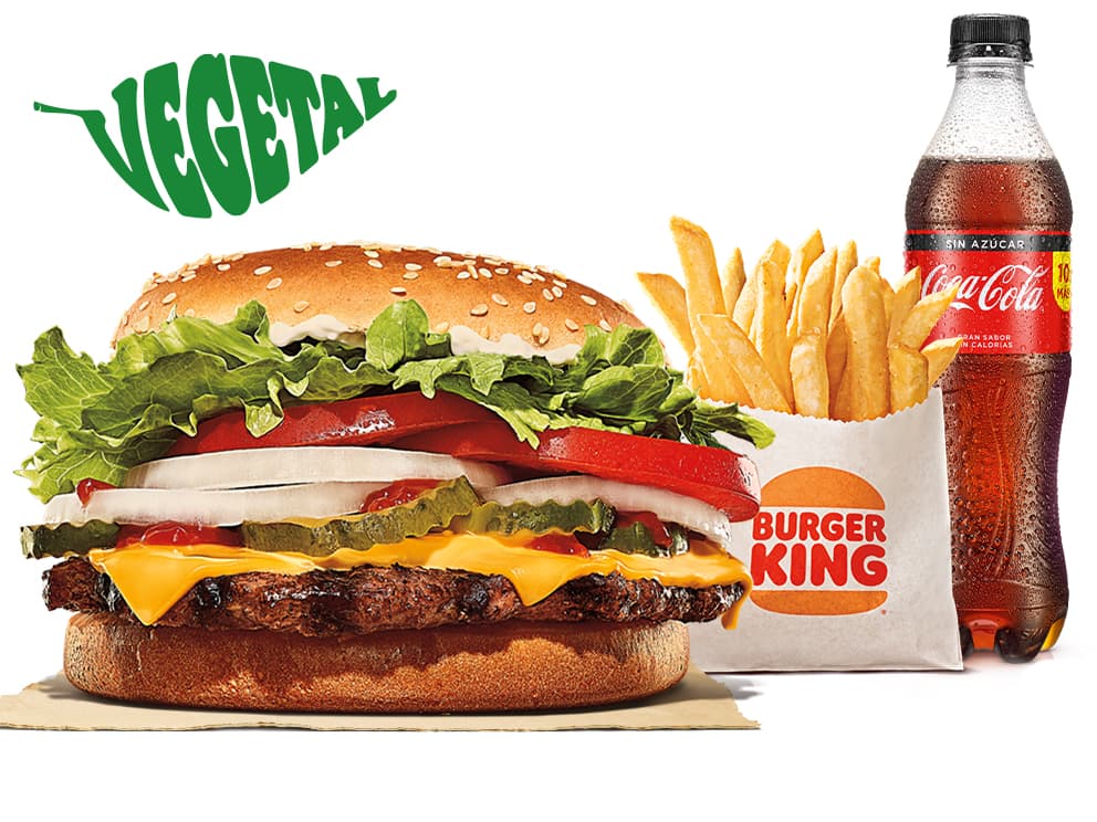Combo WHOPPER® Vegetal con Queso