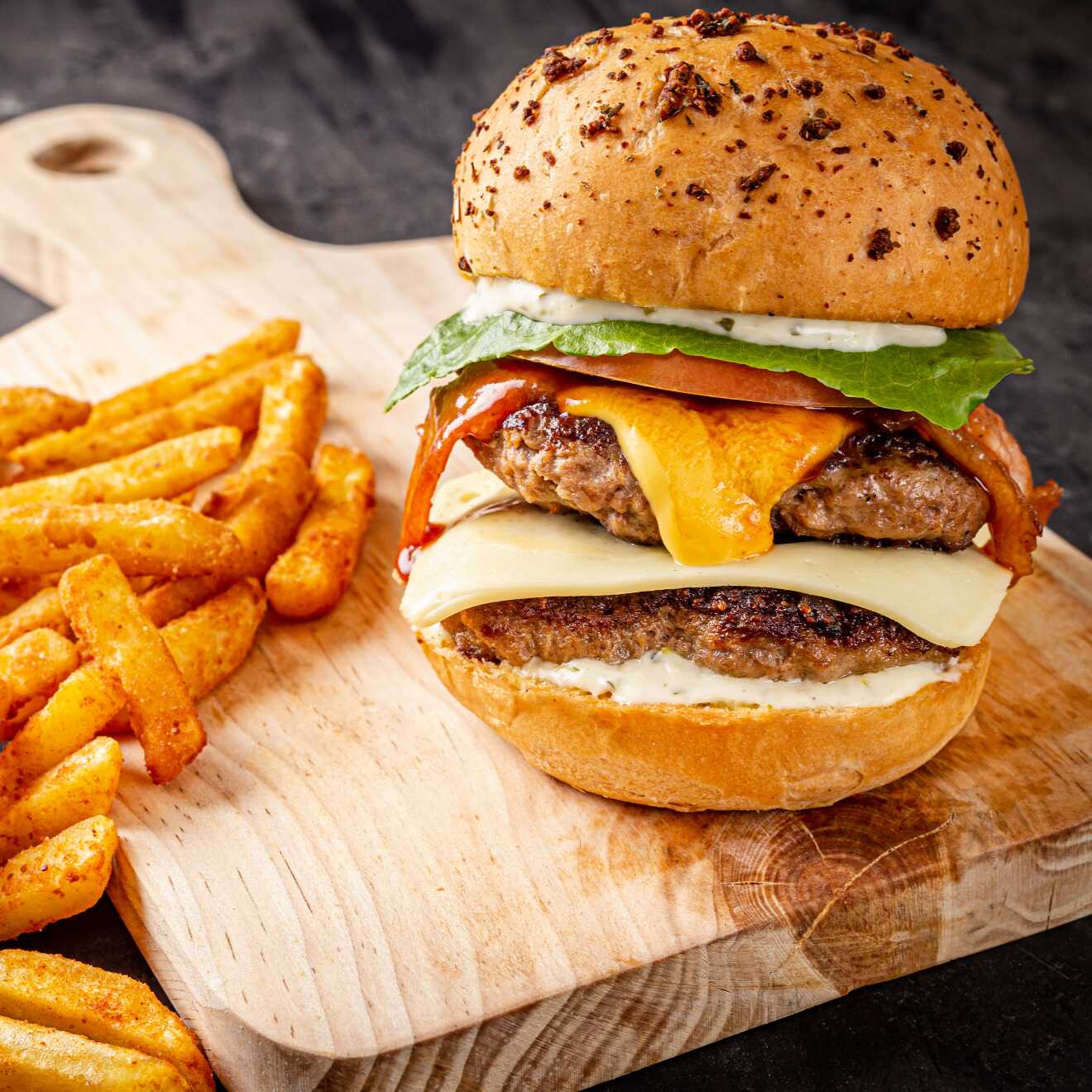 COMBO DOBLE F + PAPAS