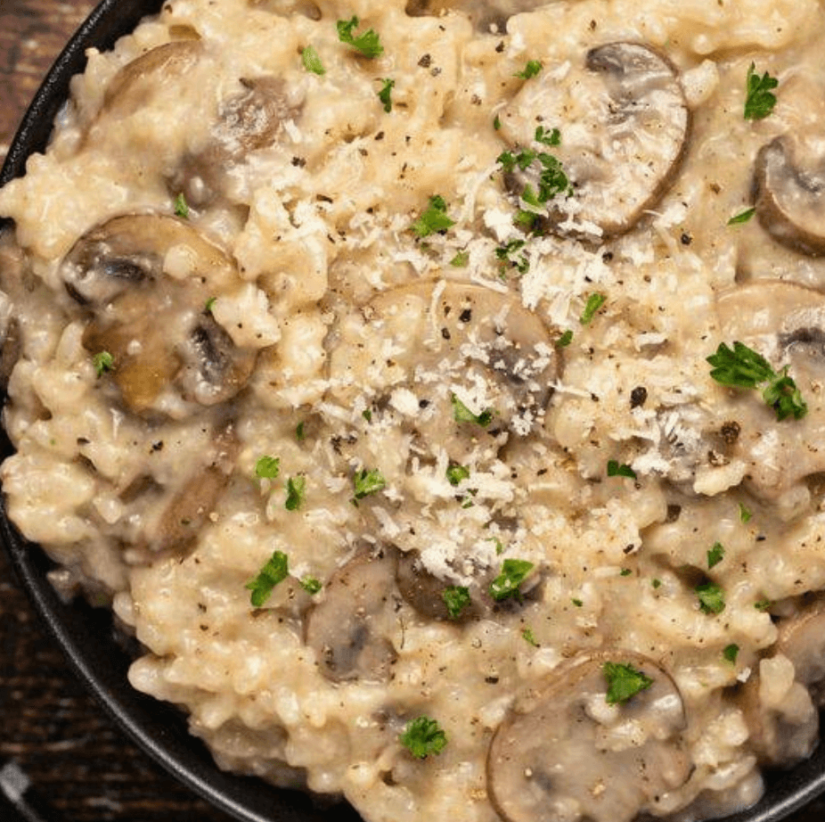 Risotto al Funghi e parmigiano