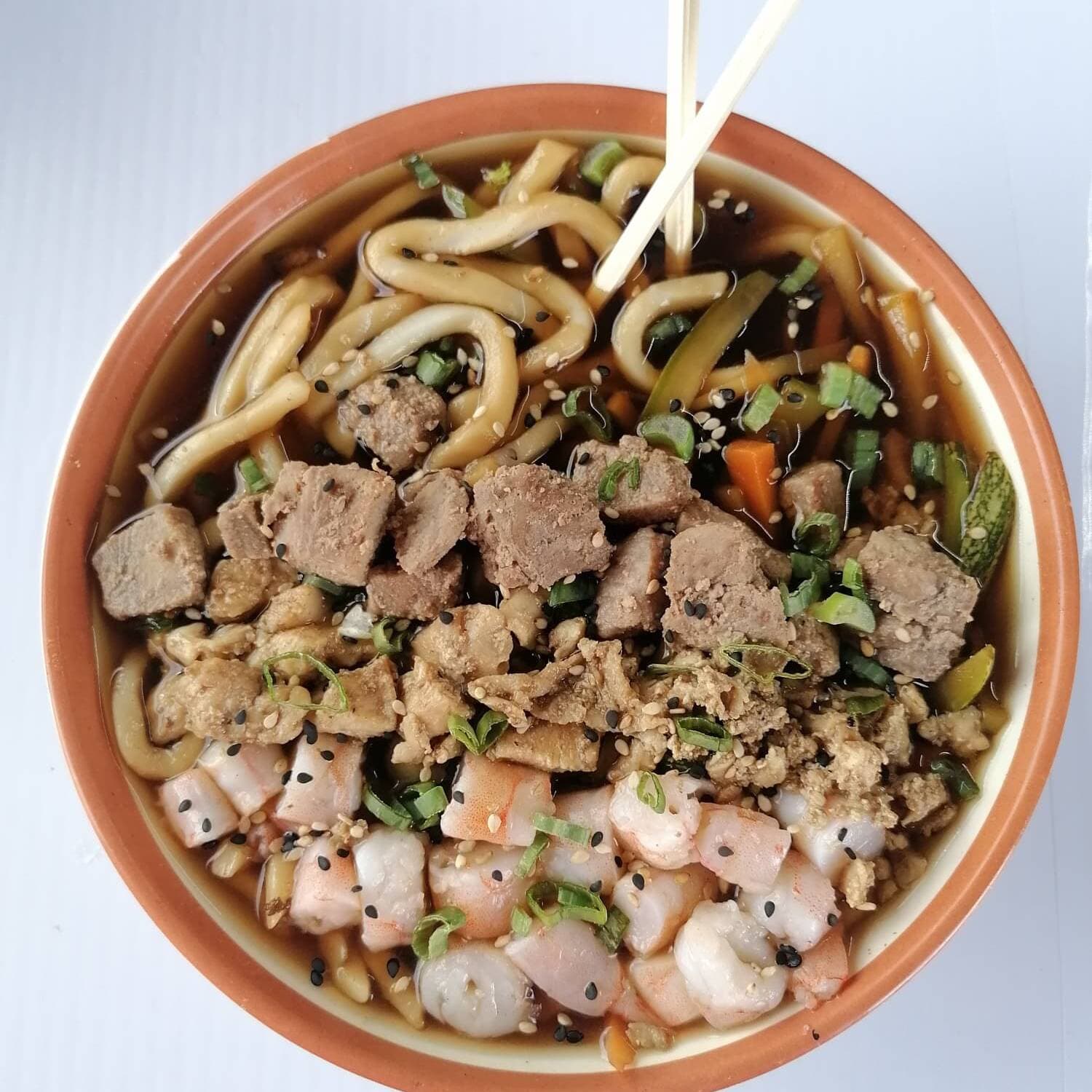 Sopa Udon 3 Ingredientes