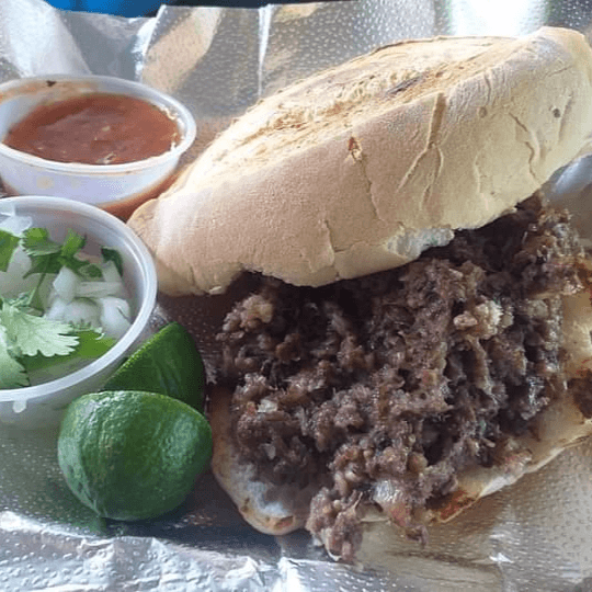 Lonche de Barbacoa
