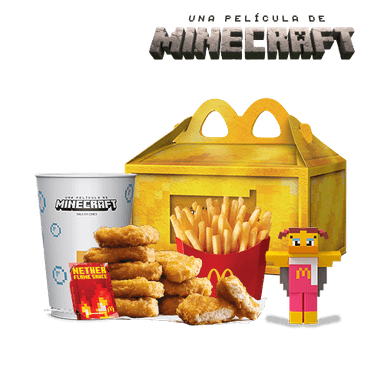 McCombo Mediano 10 Chicken McNuggets + 1 Juguete Minecraft