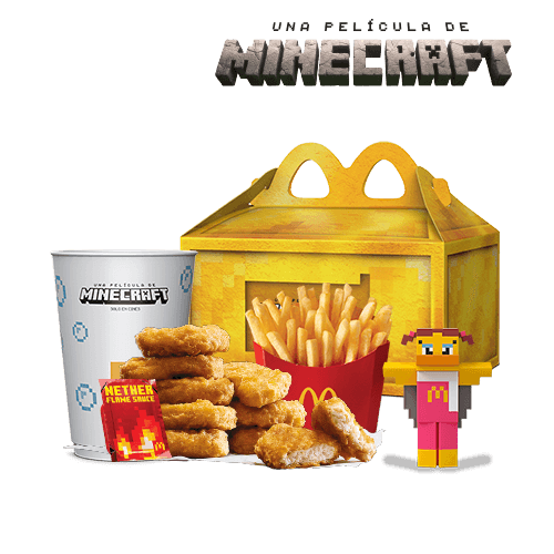 McCombo Mediano 10 Chicken McNuggets + 1 Juguete Minecraft