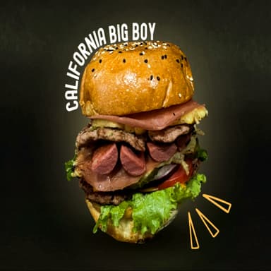 Hamburguesa California Big Boy