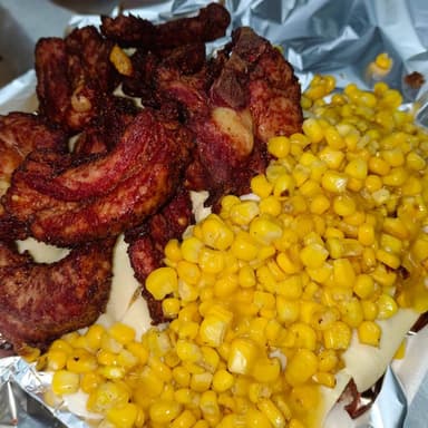 SALCHICOSTILLA PARA 2 PERSONAS 🍟🍟