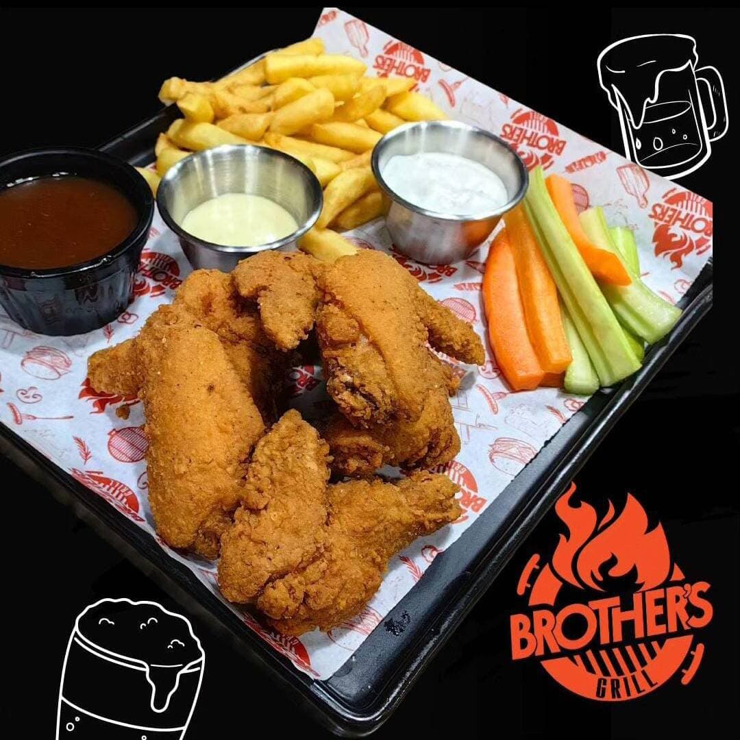 6 Alitas de Pollo