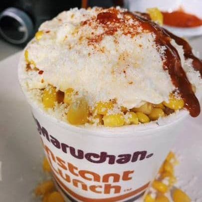 SOPA MARUCHAN CON ESQUITES LIMON Y TAJIN