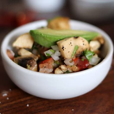 Ceviche de Champiñon (Estilo Don Pepe)