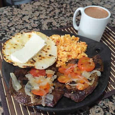 Arepa con Higado