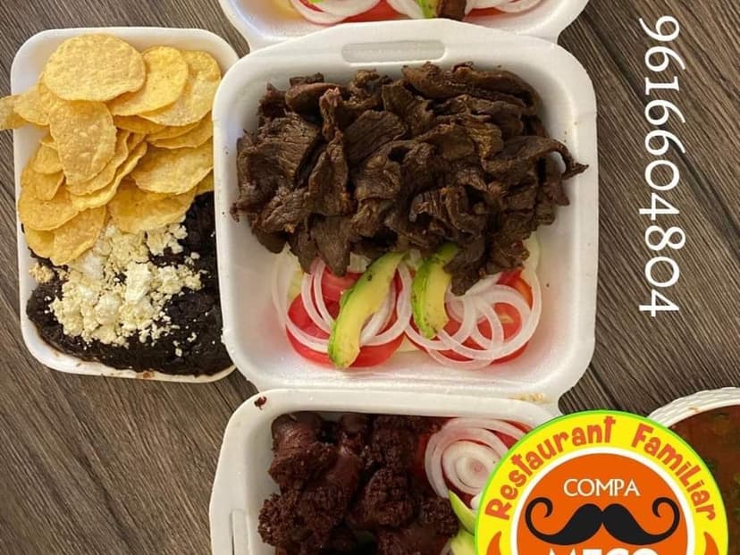 " Restaurant El Compa meco ", ¡La pura botaniza!