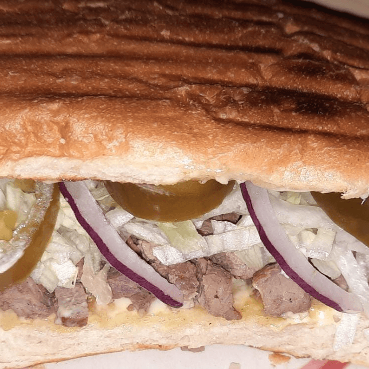 Torta de Carne Asada Sencilla + Jamaica 1lt