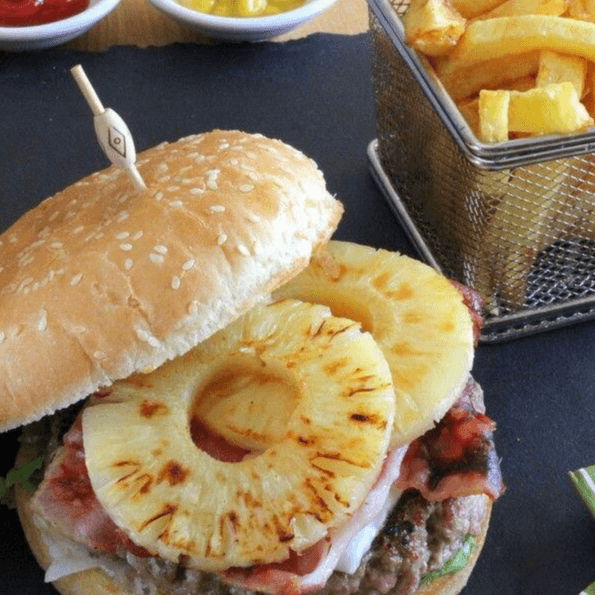 Hamburguesa Hawaiana