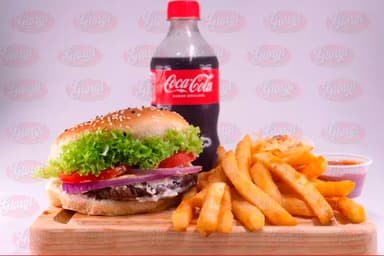 Combo De Hamburguesa De Res
