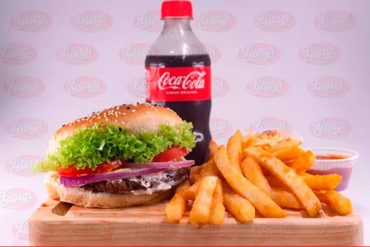 Combo De Hamburguesa De Res