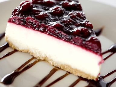Rebanada de pastel de queso