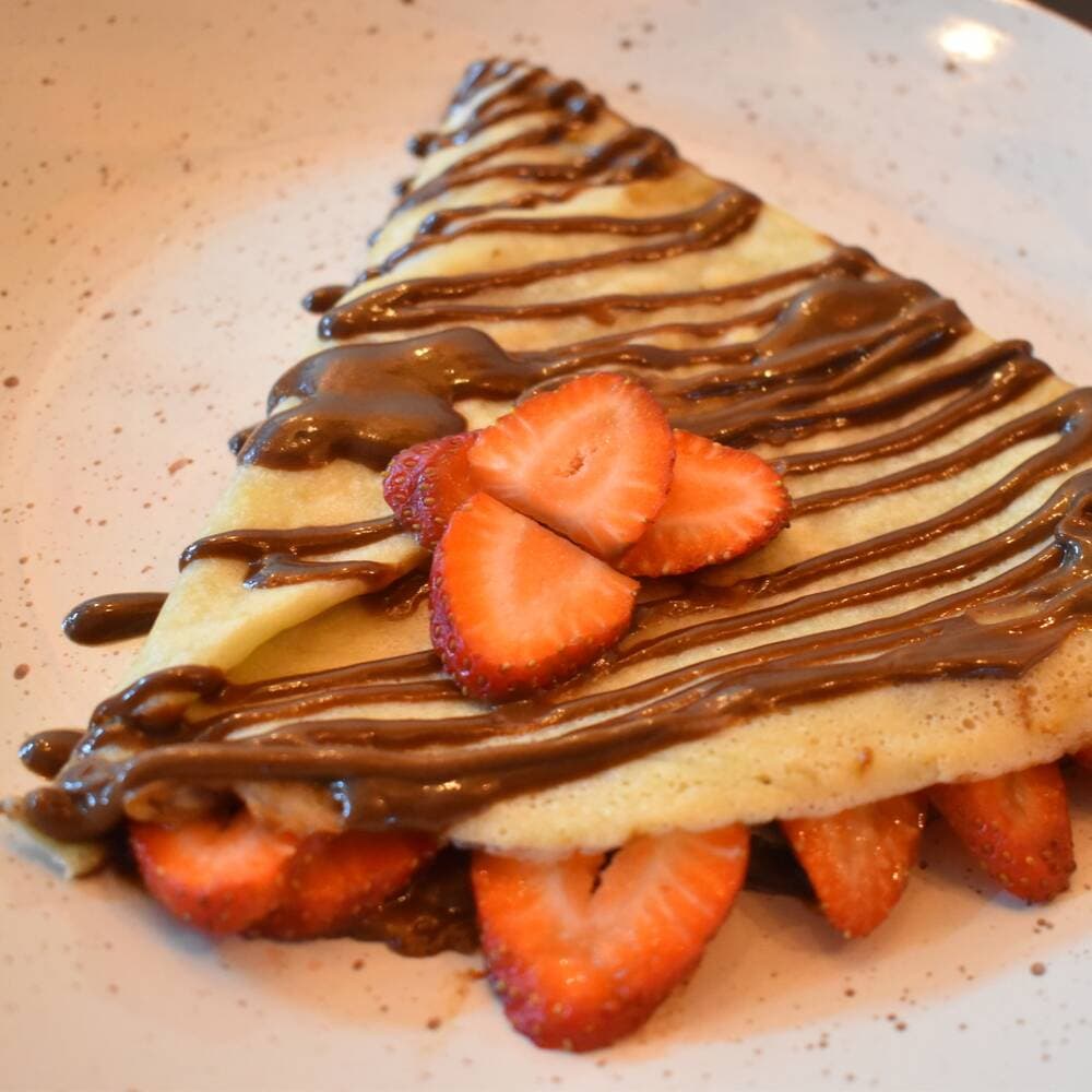 Crepe De Chocolate Con Fresas