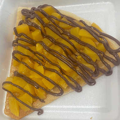 CREPA DURAZNO CON CAJETA