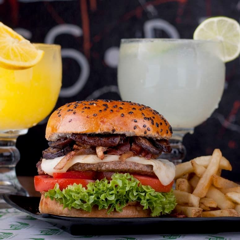 Hamburguesa Hawaiana Doble