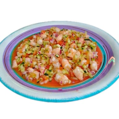 Ceviche de Camarón Cocido 1/2 L
