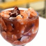 Coctel Mediano de Camaron con Pulpo
