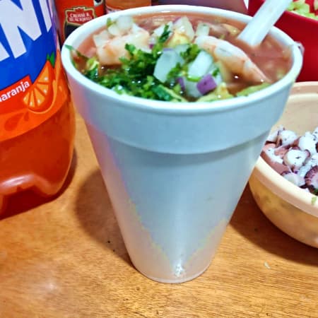 COCTEL DE CAMARON CON PULPO GRANDE