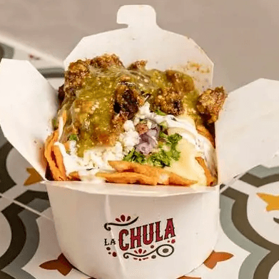 Chilaquiles con Chicharrón Especial