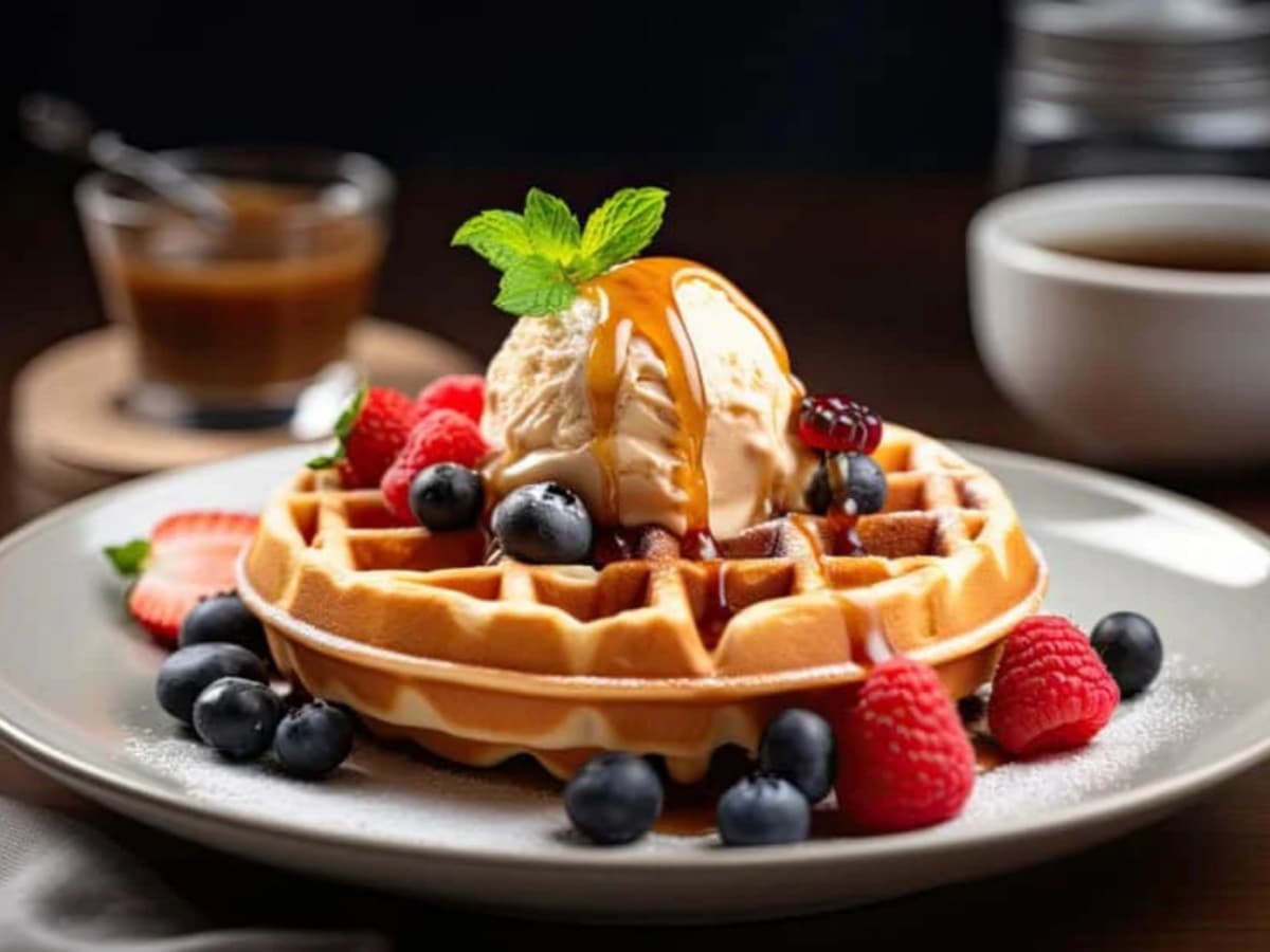 Frutos Del Bosque Waffles Y Creeps