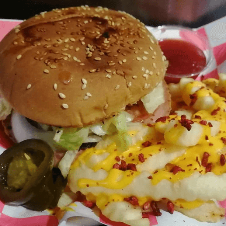 Hamburguesa 4 Quesos