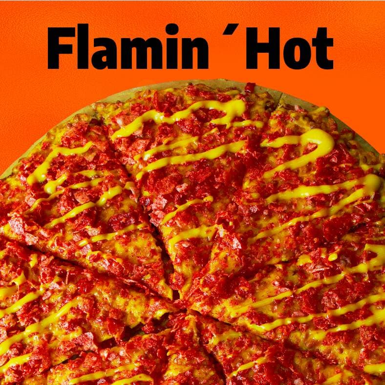 PIZZA CHEDDAR FLAMIN HOT