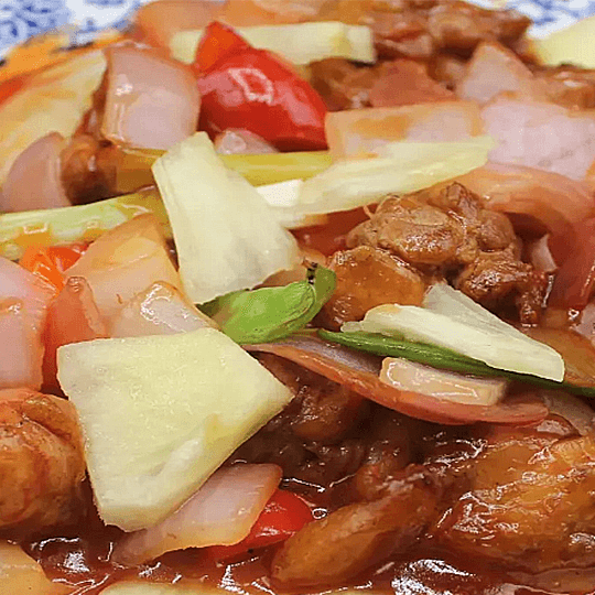 Pollo con Piña