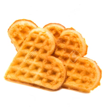 Waffle de Corazones