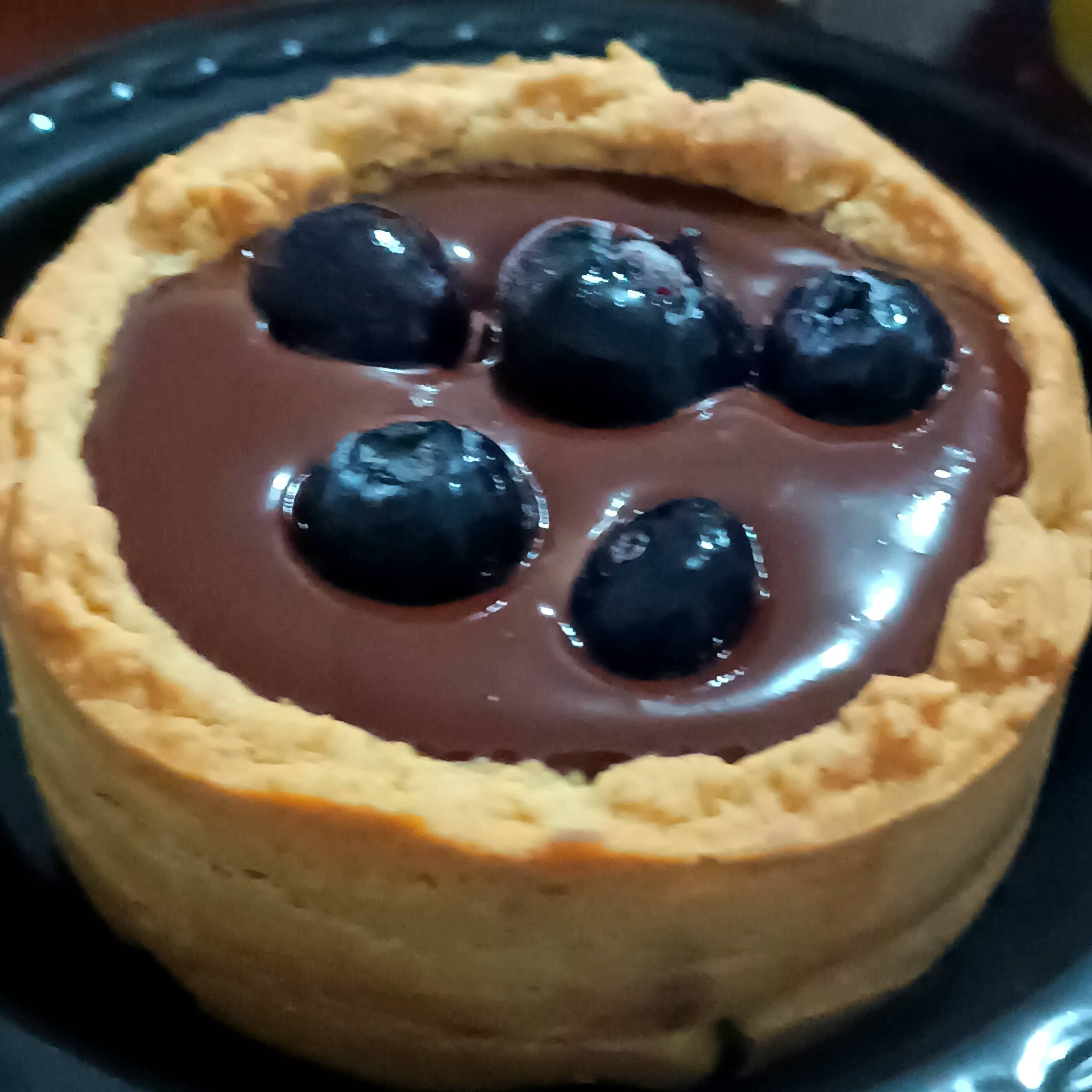 Tarta de Blueberry con Chocolate