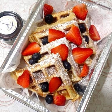 Wafle con Crema de Avellanas