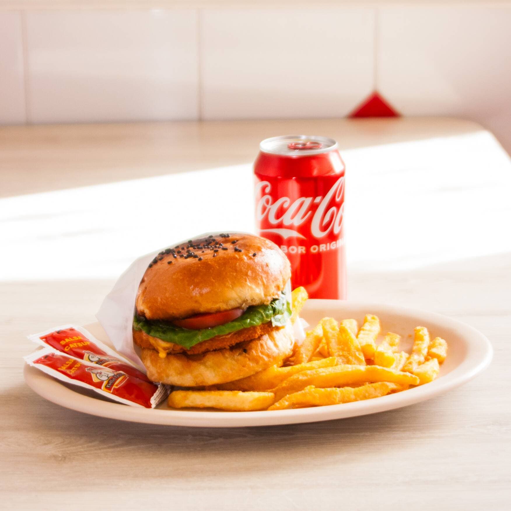 Hamburguesa Feliz