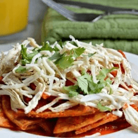 Chilaquiles con Pollo