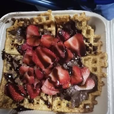 Waffles de Mermelada de Zarzamora
