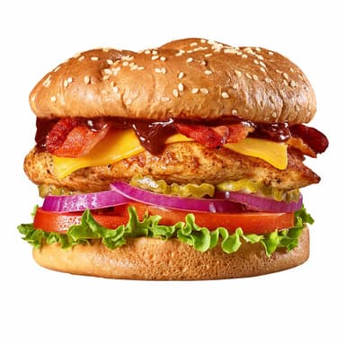 RAID THE ROOST CHICKEN BURGER