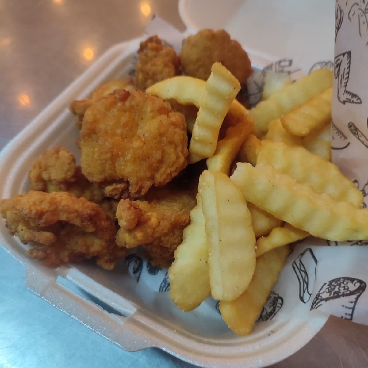 Tender con Papas a la Francesa