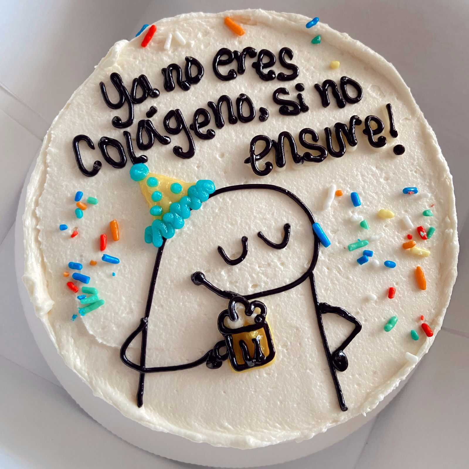 Mini Pastel - Ya no Eres Colageno