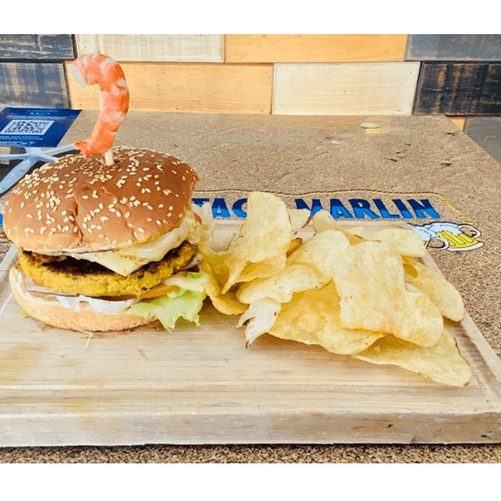 Hamburguesa de Camarón
